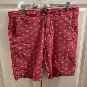 F21 Men Red Shorts
